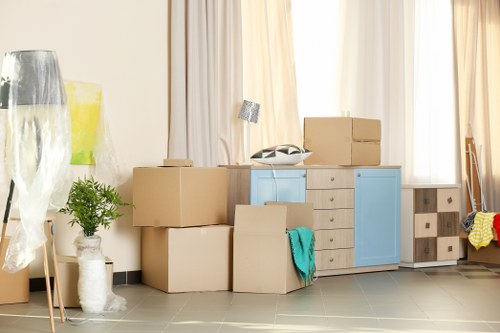 Removal team preparing a home move in Redbridge