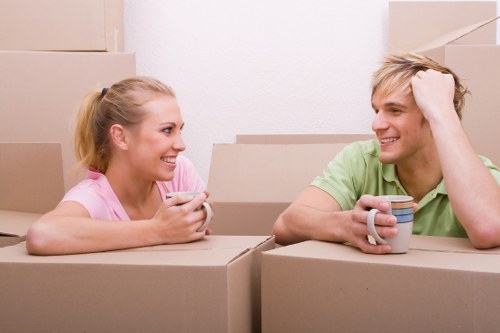 Furniture removals team handling a home move in Redbridge