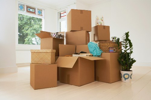 Careful loading of furniture by a Redbridge moving team