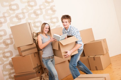 Careful piano transport through a Redbridge residential property